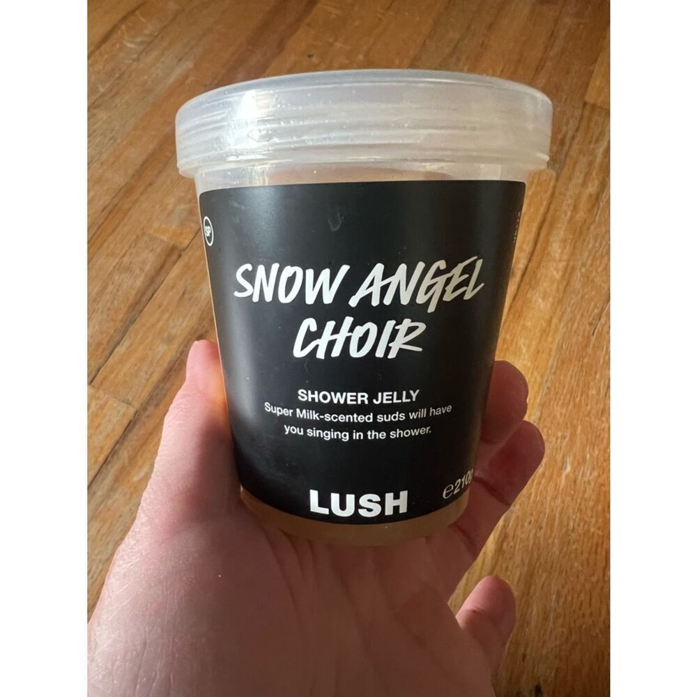 LUSH UK Snow Angel Choir Super Milk Scented Shower Jelly RARE BRAND NEW